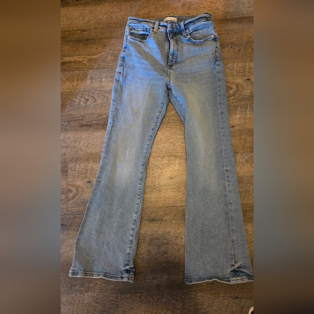 LOFT Denim Blue Wide Leg Jeans